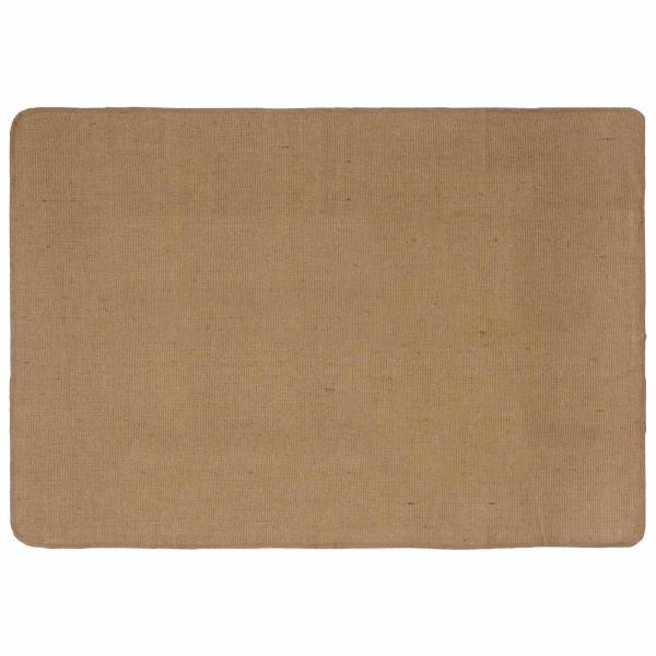 ARDEBO.de - Bereichsteppich Hellbraun 120 x 170 cm Jute