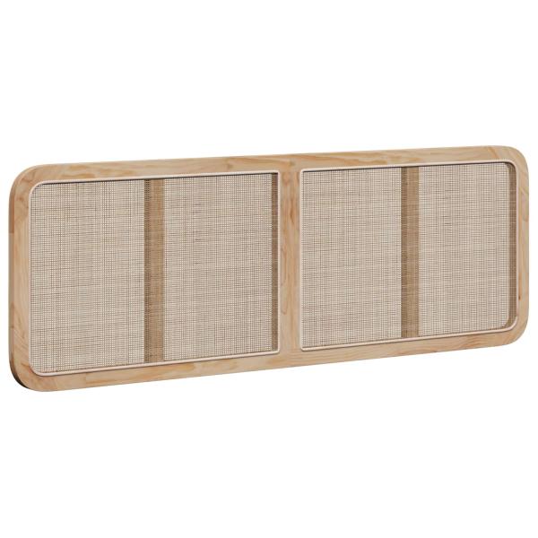 Kopfteil mit Kopfteil Natur 160 x 55 x 3 cm Rattan