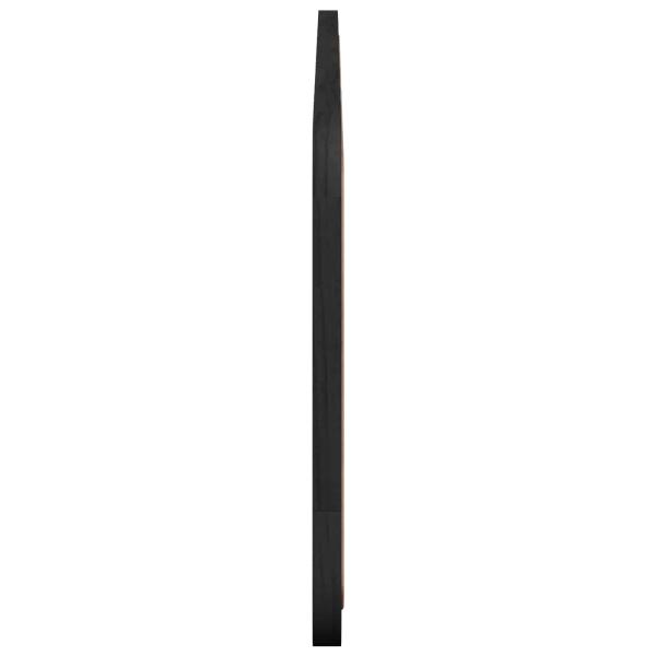 Kopfteil mit Kopfteil Schwarz 180 x 55 x 3 cm Rattan