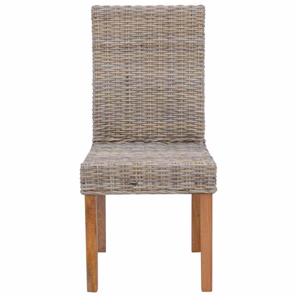 Esszimmerstuhl GENDT 2 stk. Kubu Grau 45 x 54 x 93 cm