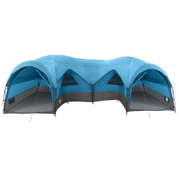 Familienzelt mit Regenschutz wasserdicht 5 Personen Blau