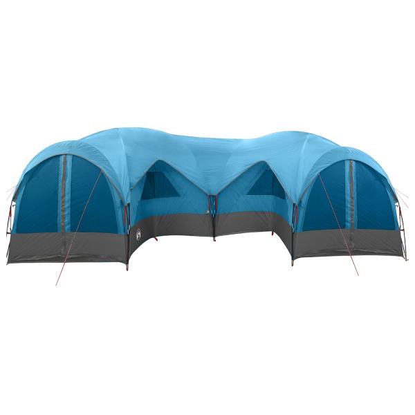 Familienzelt mit Regenschutz wasserdicht 5 Personen Blau