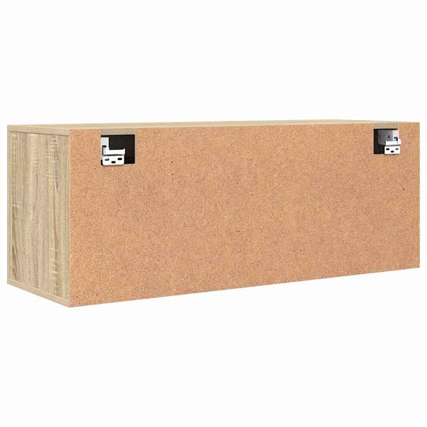Wand-Schuhschrank Sonoma-Eiche 100x35x38 cm Holzwerkstoff