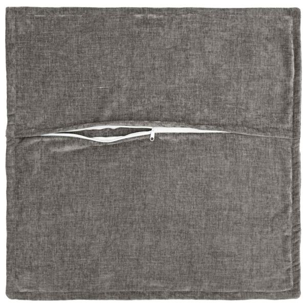 Wurfkissen 6 stk. HOUTEN Dunkelgrau 50 x 50 cm Chenille-Stoff