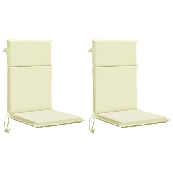 Hochlehner-Auflage GEMERT 2 stk. 100 % Polyester Creme