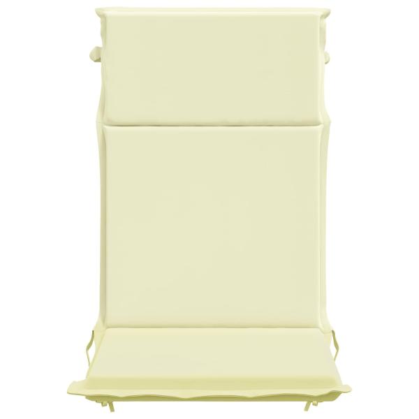 Hochlehner-Auflage GEMERT 2 stk. 100 % Polyester Creme