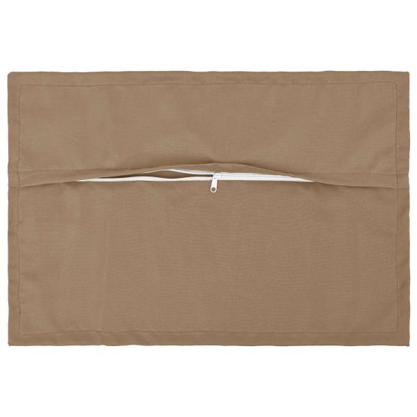 Wurfkissen 2 stk. HOUTEN Taupe 50 x 75 cm Polyester