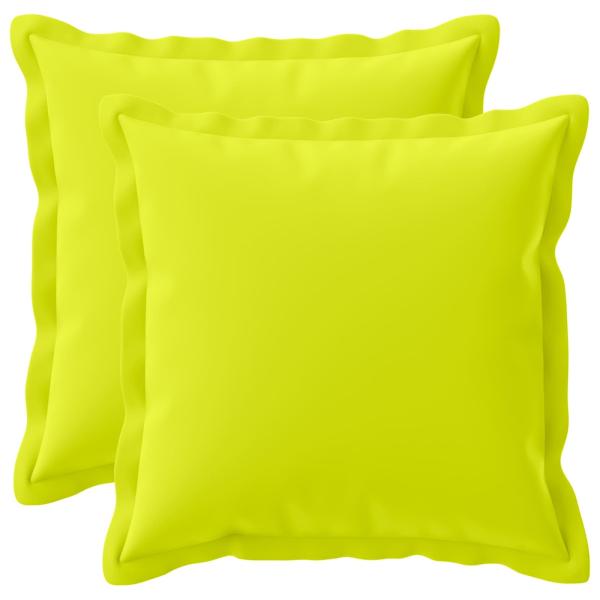 Wurfkissen 2 stk. HOUTEN Hellgrün 45 x 45 cm Polyester