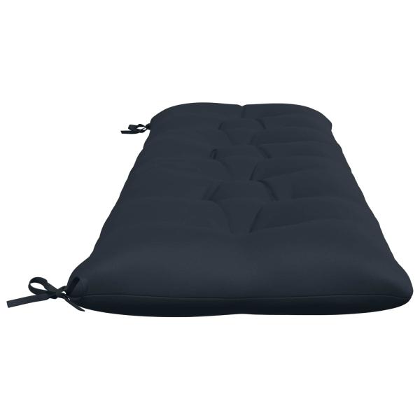 Bankkissen VIANEN 2 stk. 100 % Polyester Dunkelblau