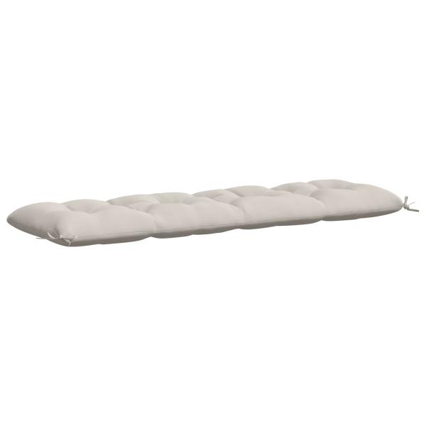 Bankkissen VIANEN 2 stk. 100 % Polyester Weiß 180 x 50 x 12 cm