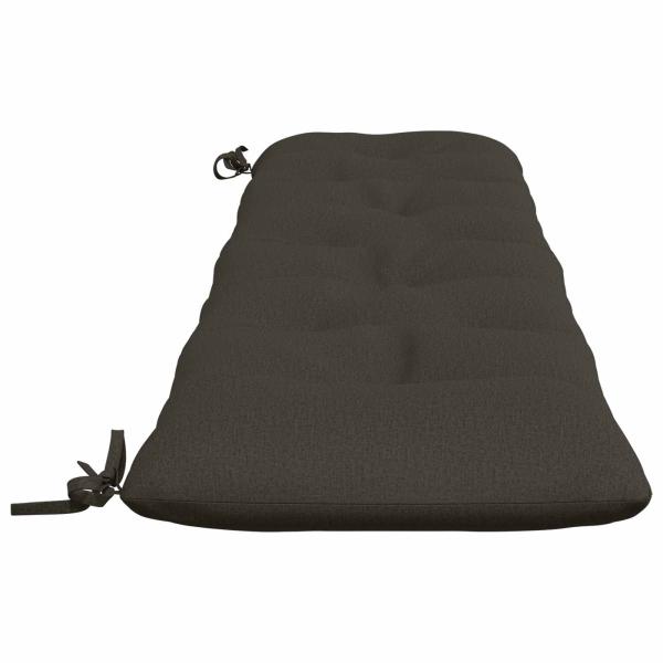 Bankkissen VIANEN 2 stk. 100 % Polyester Anthrazit