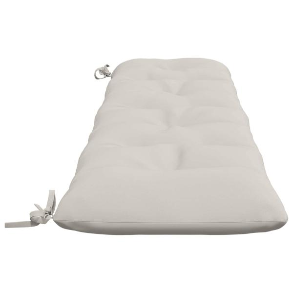 Bankkissen VIANEN 2 stk. 100 % Polyester Weiß 200 x 40 x 12 cm
