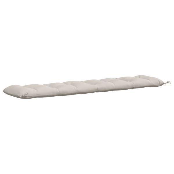 Bankkissen VIANEN 2 stk. 100 % Polyester Weiß 200 x 40 x 12 cm