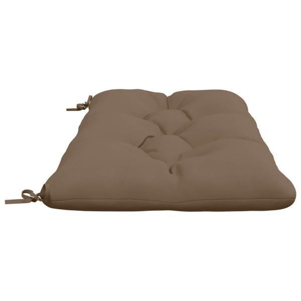 Bankkissen VIANEN 100 % Polyester Taupe 120 x 60 x 12 cm