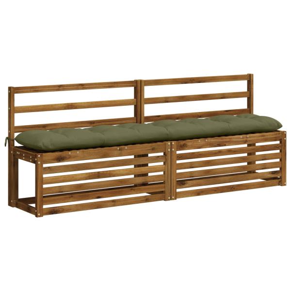 Bankkissen VIANEN 100 % Polyester Olivgrün 190 x 30 x 12 cm