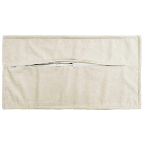Wurfkissen 2 stk. HOUTEN Creme 40 x 70 cm Mikrofaser Fleece