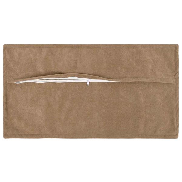 Wurfkissen 2 stk. HOUTEN Taupe 40 x 70 cm Mikrofaser Fleece