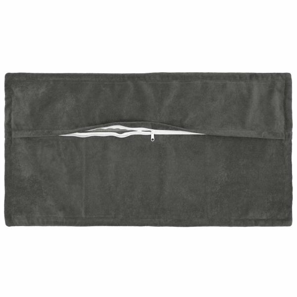 Wurfkissen 2 stk. HOUTEN Anthrazit 40 x 70 cm Mikrofaser Fleece