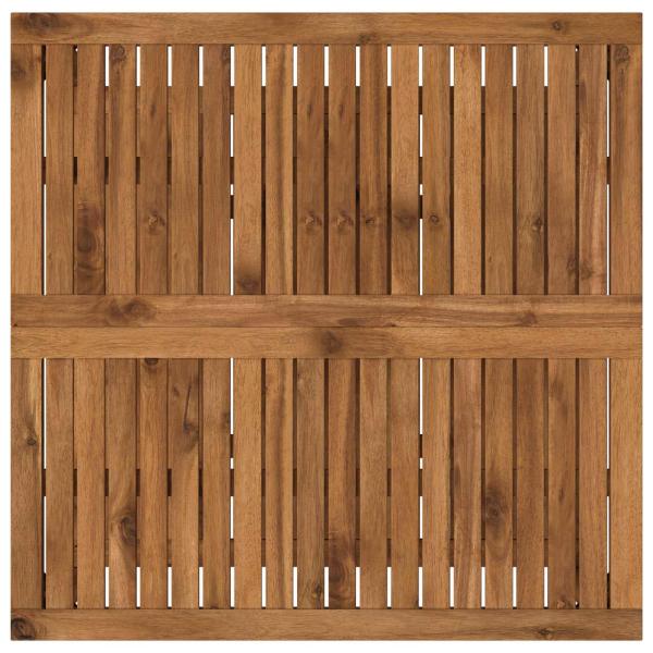 Couchtisch LAREN Natur 80,5 x 80 x 45 cm Massivholz Akazie