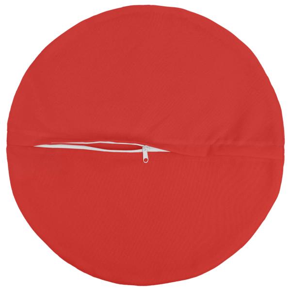 Wurfkissen 2 stk. HEERLEN Rot Durchmesser 60 cm Polyester