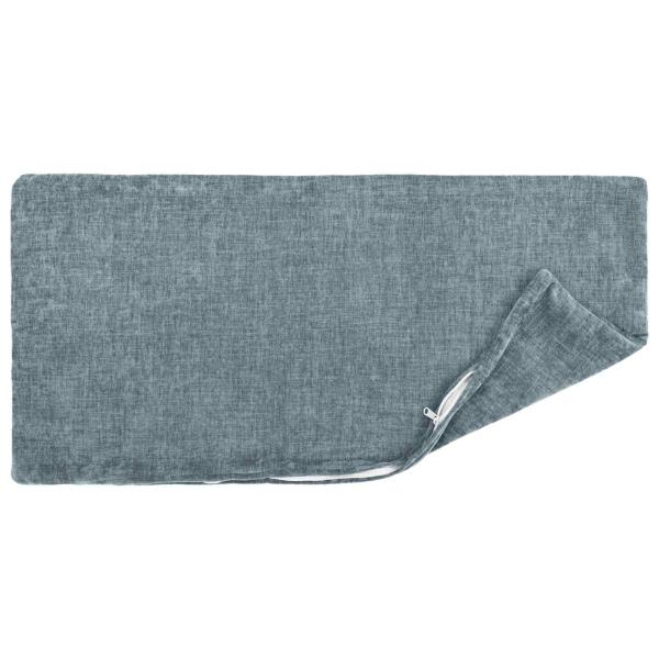 Wurfkissen 2 stk. HEERLEN Hellblau 40 x 80 cm Chenille-Stoff