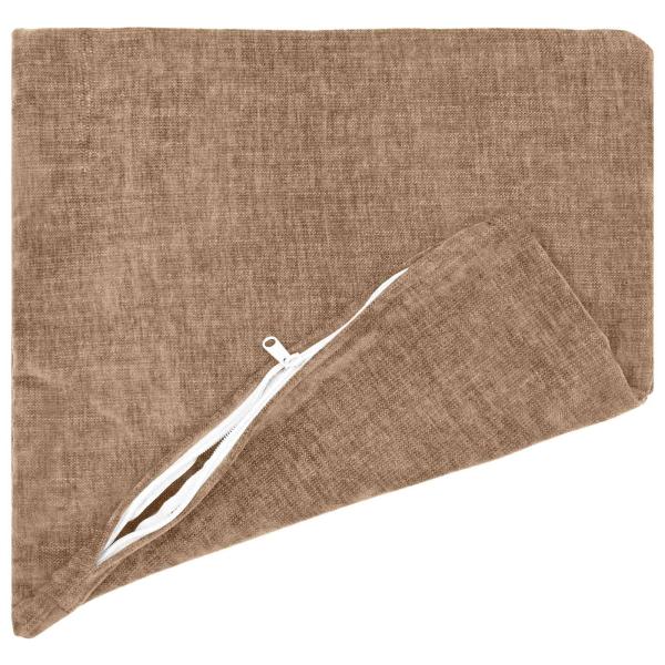 Wurfkissen 6 stk. HEERLEN Braun 35 x 35 cm Chenille-Stoff