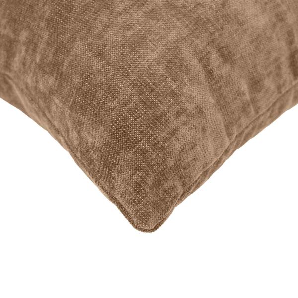 Wurfkissen 6 stk. HEERLEN Braun 35 x 35 cm Chenille-Stoff