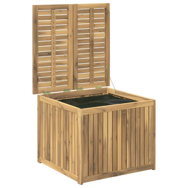 Gartenlagerbox Massives Akazienholz 70,5 x 68,5 x 53,5 cm