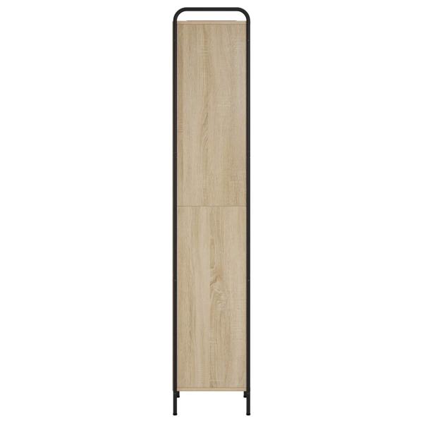 Bücherregal 55,5 x 33 x 174 cm Holzwerkstoff Sonoma-Eiche