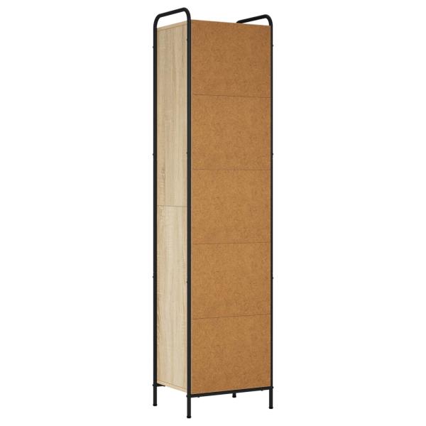 Bücherregal 55,5 x 33 x 174 cm Holzwerkstoff Sonoma-Eiche