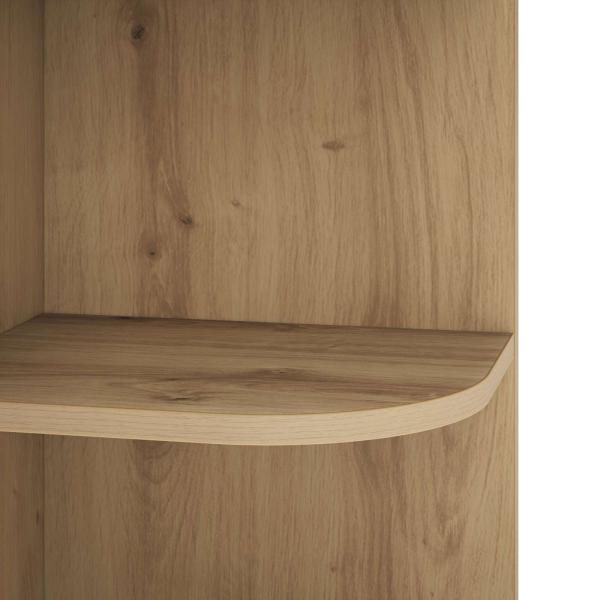 Eckregal 4 Ebenen 41,5 x 41,5 x 143 cm Holzwerkstoff