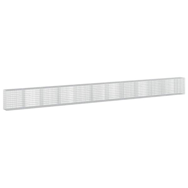 Gabione mit 5 mm Draht und 5x10 cm Maschen 1150x50x100 cm