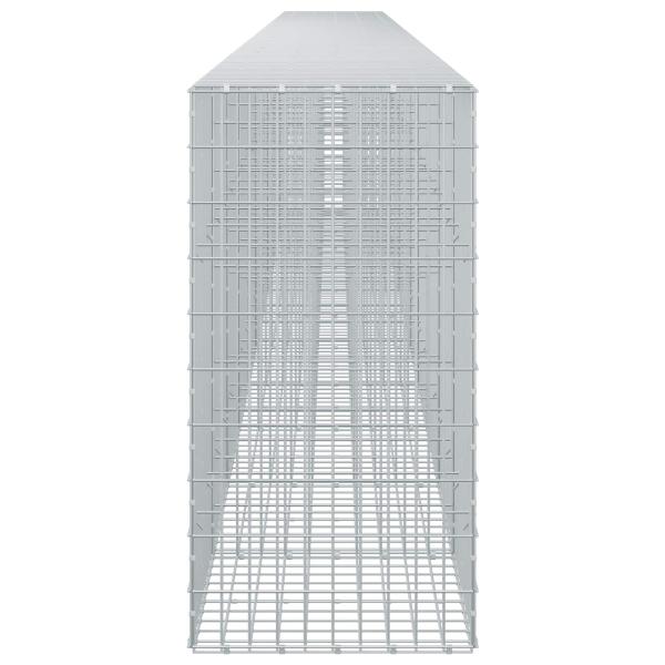 Gabione mit 5 mm Draht und 5x10 cm Maschen 1150x50x100 cm