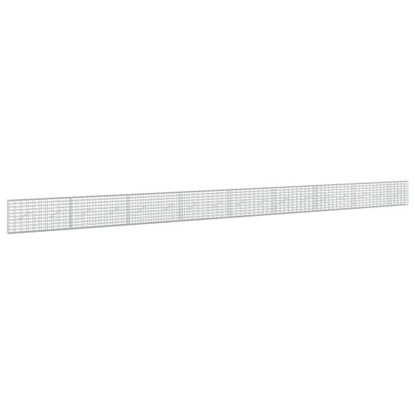 Gabione mit 5 mm Draht und 5x10 cm Maschen 850x10x50 cm