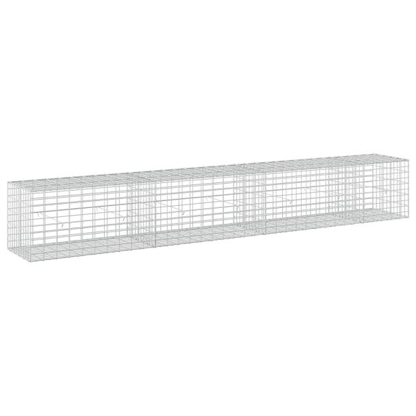 Gabione mit 5 mm Draht und 5x10 cm Maschen 350x50x50 cm