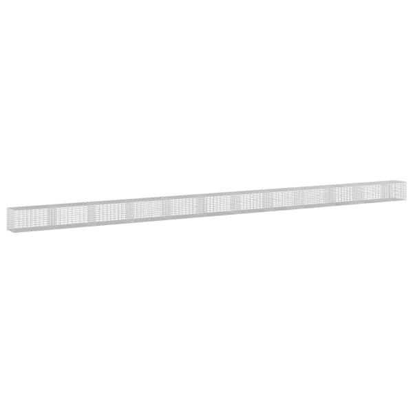 Gabione mit 5 mm Draht und 5x10 cm Maschen 1150x50x50 cm