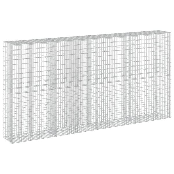 Gabione mit 5 mm Draht und 5x10 cm Maschen 400x50x200 cm