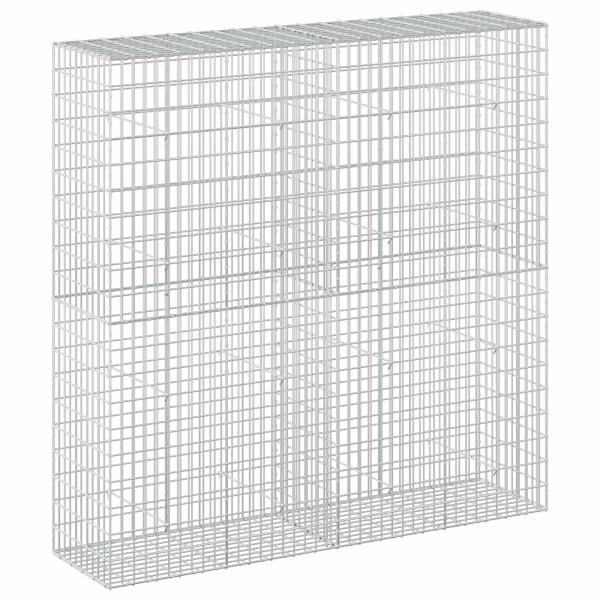 Gabione mit 5 mm Draht und 5x10 cm Maschen 200x50x200 cm