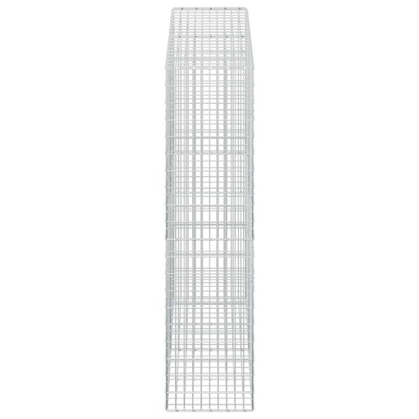 Gabione mit 5 mm Draht und 5x10 cm Maschen 200x50x200 cm