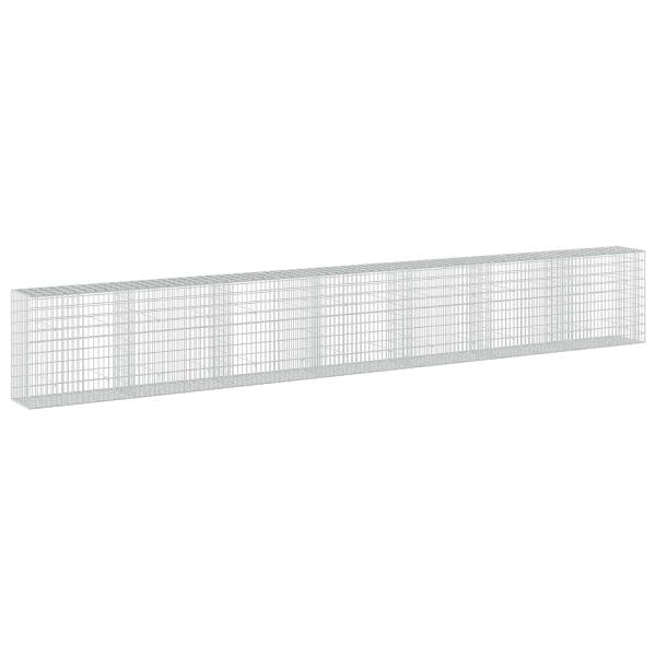 Gabione mit 5 mm Draht und 5x10 cm Maschen 700x50x100 cm