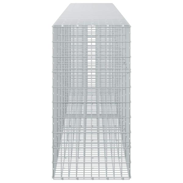 Gabione mit 5 mm Draht und 5x10 cm Maschen 700x50x100 cm