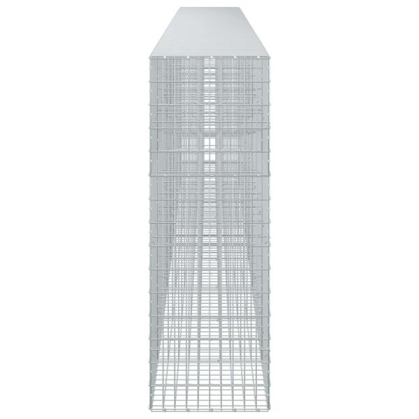 Gabione mit 5 mm Draht und 5x10 cm Maschen 800x50x150 cm