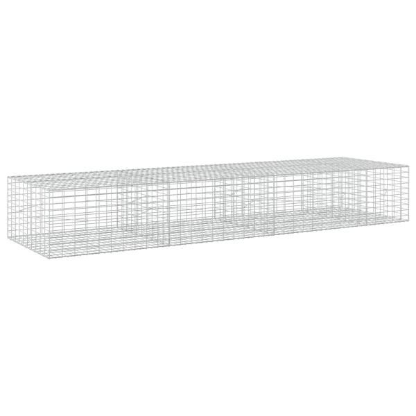 Gabione mit 5 mm Draht und 5x10 cm Maschen 350x100x50 cm