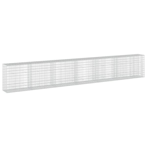 Gabione mit 5 mm Draht und 5x10 cm Maschen 650x50x100 cm
