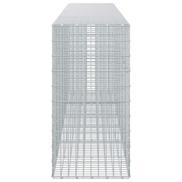 Gabione mit 5 mm Draht und 5x10 cm Maschen 650x50x100 cm