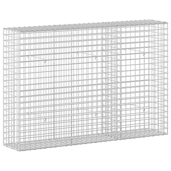 Gabione mit 3,5 mm Draht und 5x5 cm Maschen 150x30x100 cm
