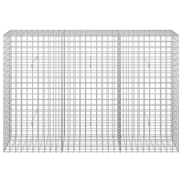 Gabione mit 3,5 mm Draht und 5x5 cm Maschen 150x30x100 cm