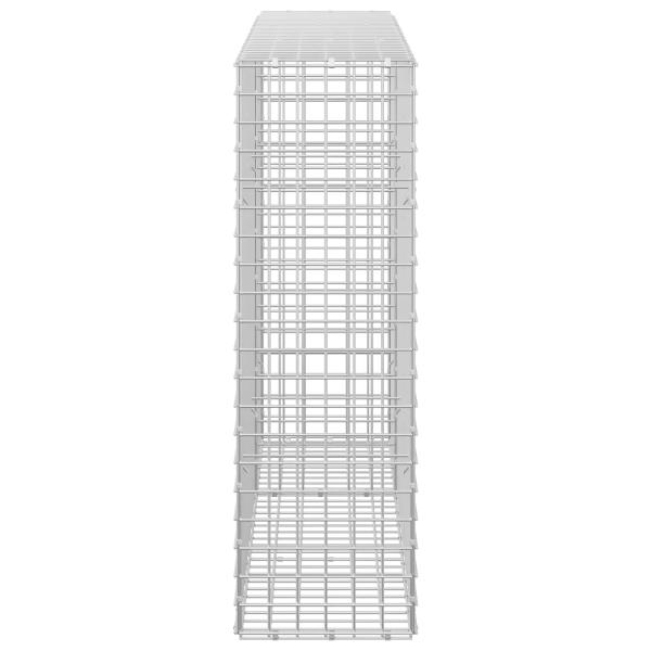 Gabione mit 3,5 mm Draht und 5x5 cm Maschen 150x30x100 cm