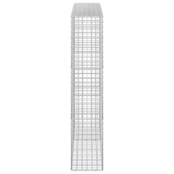 Gabione mit 3,5 mm Draht und 5x5 cm Maschen 150x30x150 cm