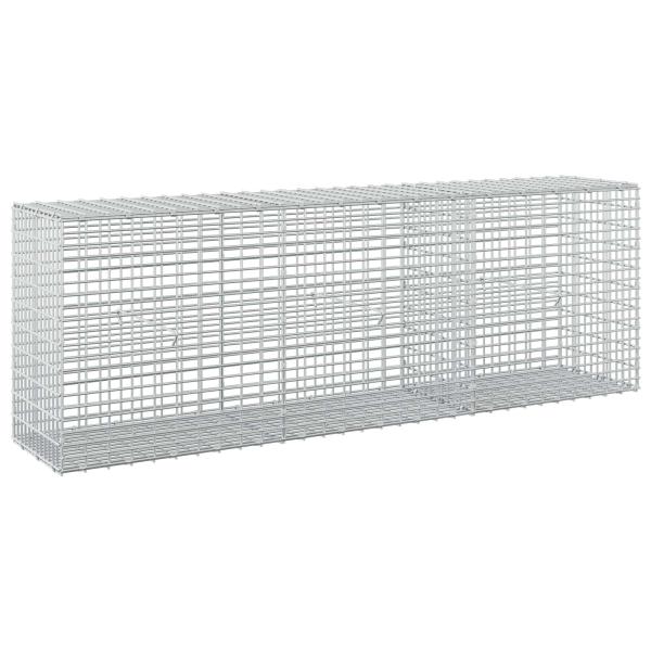 Gabione mit 3,5 mm Draht und 5x2,5 cm Maschen 150x30x50 cm